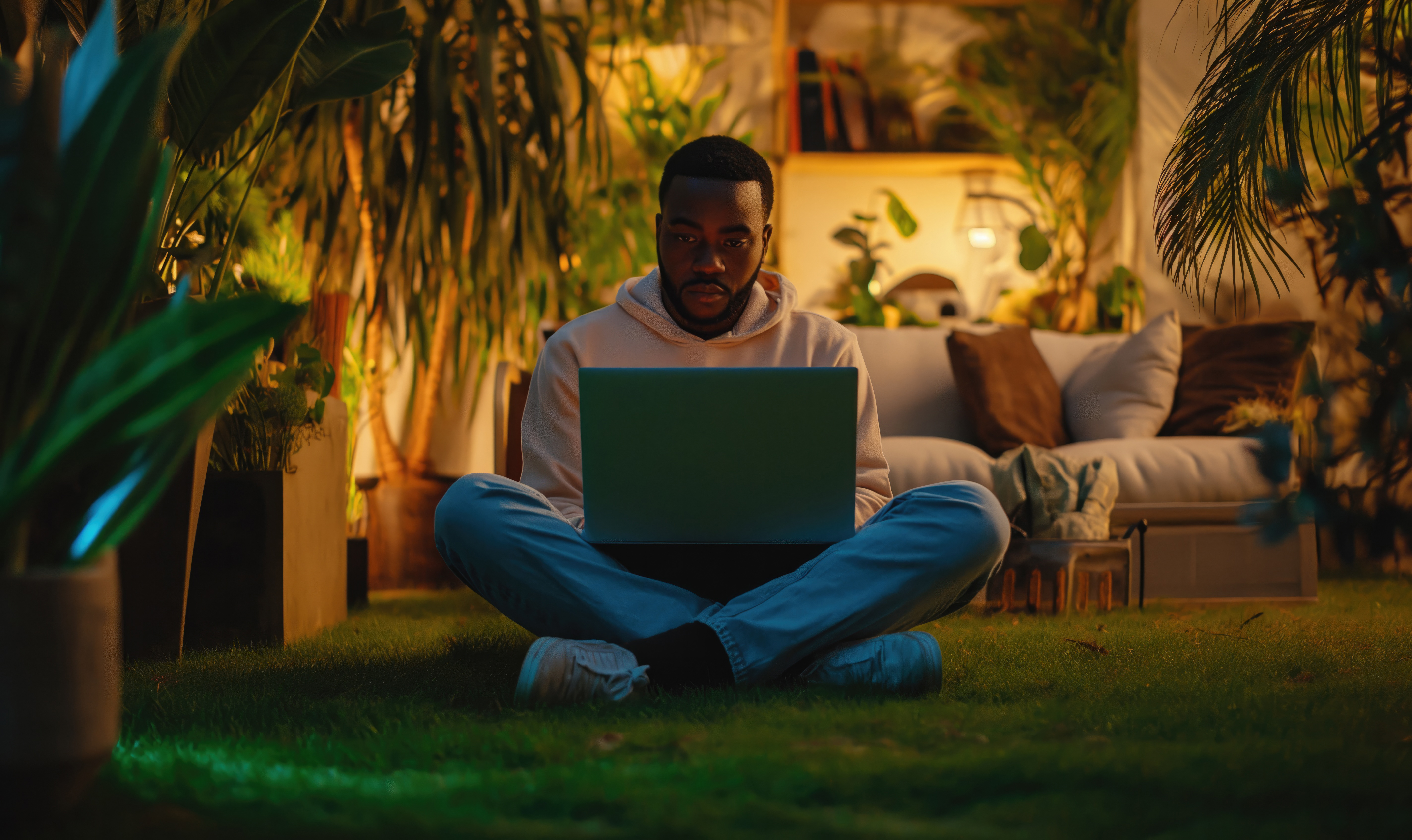 front-view-man-living-as-digital-nomad